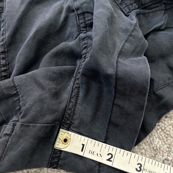 Abercrombie & Fitch women's shorts size small high Rise black washed lyocell - Picture 7 of 8